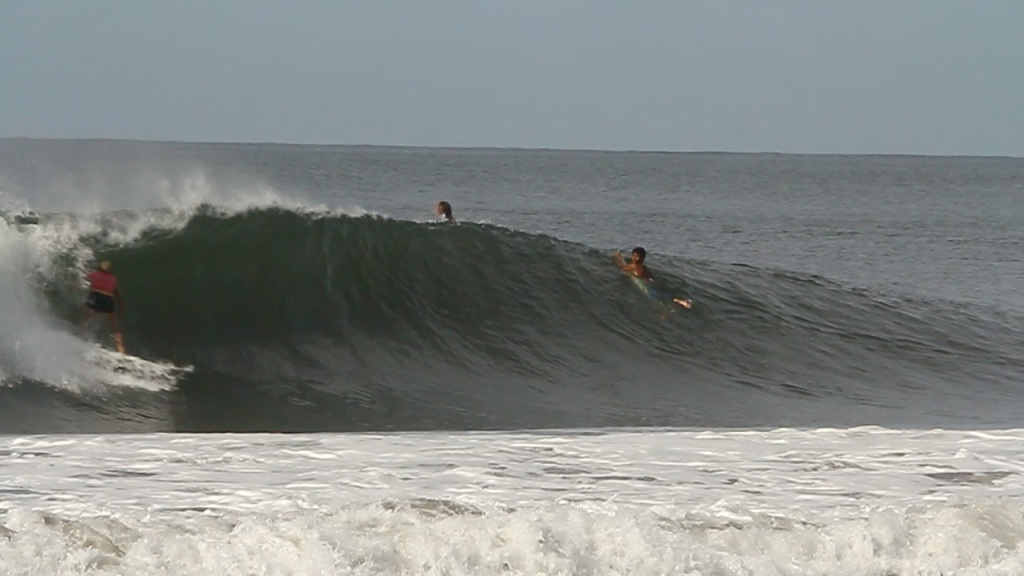 Holly Scores a Good Left at the Boom